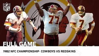 Cowboys vs Redskins 1982 NFC Championship  NFL Full Game [upl. by Rafaelia]