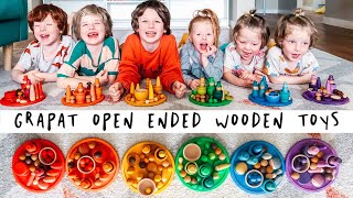 Grapat Open Ended Wooden Toys Unboxing [upl. by Ardis]