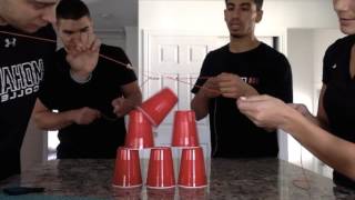 Cup Stacking Team Building Exercise [upl. by Tu]