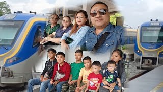 KTM MENTAKAB➡BAHAUBAWA ANAK2 JALAN2 NAIK KTMBUAT KENANGAN IJAUampFAMILY SEBELUM BALIK SARAWAK [upl. by Enelram]