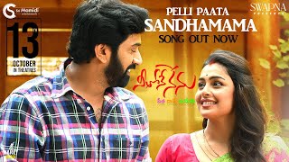 Sandhamama Pelli paata Full Lyrical Song  Neethone Nenu  Vikas Vashista  Mokksha  Kushitha [upl. by Saber]