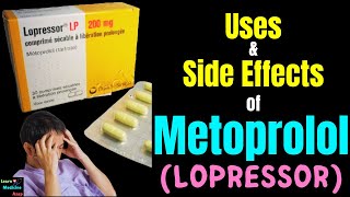 Metoprolol – Side Effects Uses Mechanism of Action Dosage Interactions Warnings [upl. by Aube]