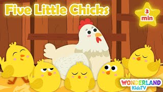 Five Little Chicks  5 little chicks  Numbers Songs   Animal Songs Nursery Rhymes amp Kids Songs [upl. by Nichols]