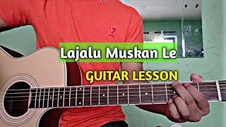 Lajalu Muskan Le  Guitar Lesson  Kalind Band [upl. by Adnalohs]