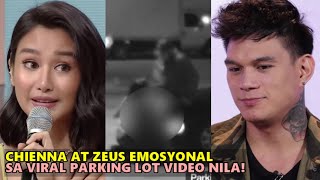 Chienna Filomeno at Zeus Collins NAGSALITA NA sa Parking lot video nila [upl. by Kinson]