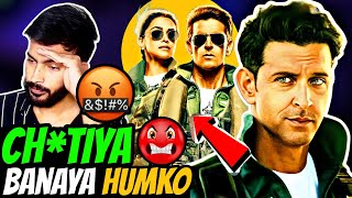 WTF😱 CHTIYA 🤬BANAYA🤬 HUMKO Fighter Movie REVIEW  Shakeel Bolta Hai [upl. by Crisey]