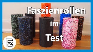 Faszienrollen im Test und Vergleich Blackroll Blackroll Orange Pinofit Balance Roll usw [upl. by Anail]