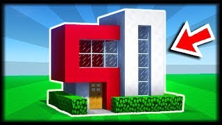 COMMENT CONSTRUIRE UNE MAISON MODERNE  🏠🏠 Tuto Build Minecraft [upl. by Lednik]