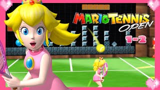 🌸 Mario Tennis Opens Super Mario Tennis 12 Peach Gameplay 🌸 [upl. by Nonnahsal459]