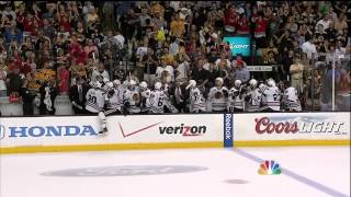 Blackhawks score twice in 17 seconds to win Stanley Cup [upl. by Alleahcim]