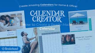 How To Create a Ready Made Calendar [upl. by Thorvald]