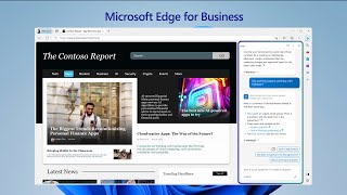 Microsoft Edge for Business  The browser for business with innovations in AI and productivity [upl. by Collbaith393]