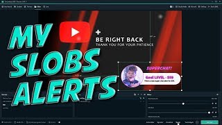 Streamlabs Custom Alerts for my YouTube Live stream BTS [upl. by Otina]