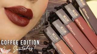 Maybelline Superstay Matte Ink Coffee Edition  Fall lipsticks  Maskproof Lipsticks [upl. by Adyela]