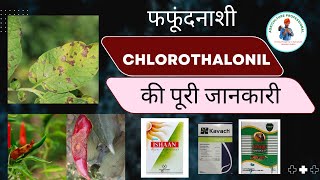 Fungicide Chlorothalonil 75 WP की कार्यविधि Dose Brand name इसकी कीमत agricultureprofessional [upl. by Ynogoham]