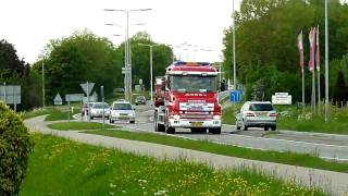 Waterwagen 4586 Brandweer Maurik komt TP [upl. by Airdnas]