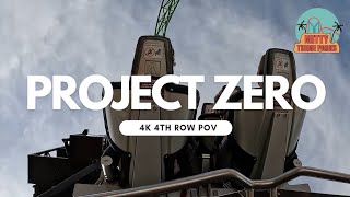 Project Zero 4th Row POV  Gumbuya World Victoria Australia  On Ride 4K Point Of View [upl. by Fons]