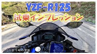 YZFR125試乗インプレッション  Raw Exhaust Sounds  PoV [upl. by Lodi]