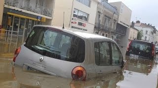 Inondations Morlaix sous les eaux [upl. by Ellehsram809]