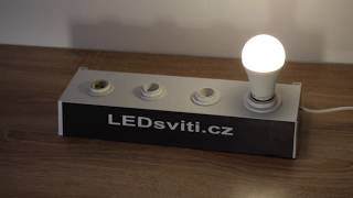 LED ŽÁROVKA E27 15W DENNÍ BÍLÁ  LEDsviti  2460 [upl. by Ati]