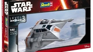 Revell Star Wars Snowspeeder Model Kit Review [upl. by Khajeh]