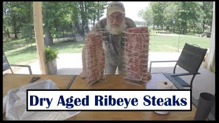 Dry Aged Ribeye Steaks with cook and taste test [upl. by Colline]