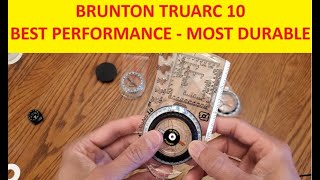 BRUNTON TRUARC 10 Compass Review  MY FAVORITE COMPASS  Best performance and Most Durable  AWESOME [upl. by Ayela]