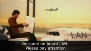 LAN Airlines  Airbus A320 Safety Video Video de Seguridad [upl. by Calica]