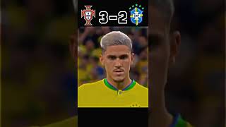 Portugal vs Brazil tribecar match shorts shortsfeed football trending trendingshorts brasil [upl. by Tterraj652]