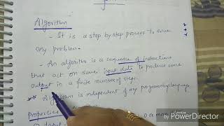 Algorithm and its propertieslecture1ADA [upl. by Anawait359]