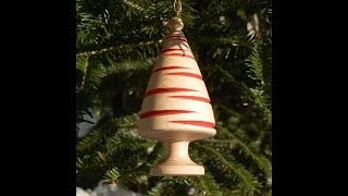 Turning a Christmas Tree Ornament [upl. by Okire]