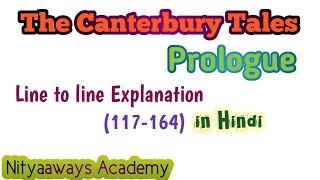 The Canterbury Tales Prologue Part 2 in Hindi [upl. by Nuawed]