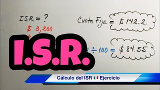 Cómo CALCULAR el ISR Contabilidad y Matemáticas Financieras [upl. by Giliana]