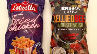 Unpacking and Filling Platter with Estrella Chips  ASMR Satisfying Relaxing Video asmr chips [upl. by Akino]