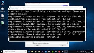 EP11  Python MPI4Py  Install NumPy and Matplotlib on Raspberry Pi [upl. by Bohman]