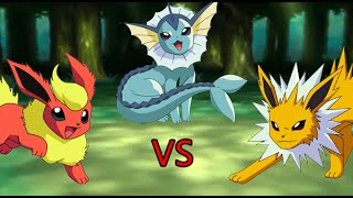 Flareon vs Jolteon vs Vaporeon  SPORE [upl. by Drawoh611]