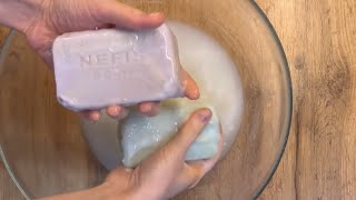 Mushy soap  soap lathering  ASMR [upl. by Kimmi]