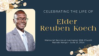 Memorial Service – Eld Reuben Koech [upl. by Hegyera597]