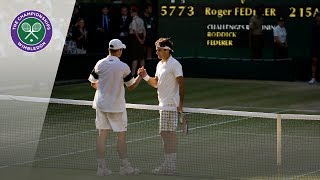 Roger Federer vs Andy Roddick Wimbledon Final 2009 Full Match [upl. by Irrep]