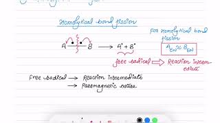 LECTURE1 ON RXN MECHANISMCLEAVAGE OF COVALENT BONDHOMOLYTIC amp HETEROLYTIC BOND FISSION BY SANTOSH L [upl. by Yatnohs]