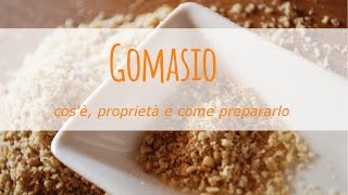 Gomasio cosè proprietà e come prepararlo [upl. by Akilam]