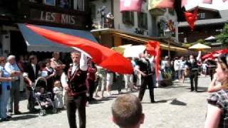 Fahnenschwingen Jodlerfest Gstaad [upl. by Ennaillek739]