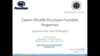 Casein Micelles StructureFunction Properties Opportunities and Challenges [upl. by Hulbert126]