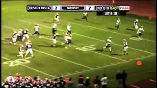 Brophy 2 Streator Bates 13yd TD catch [upl. by Ecnerat]