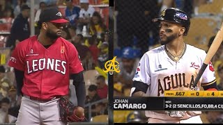 Resumen Leones del Escogido VS Águilas Cibaeñas Serie Regular 16122023 [upl. by Yelahs927]