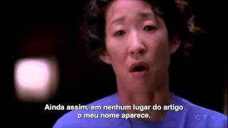 Greys Anatomy  Cristina Yang 4x14 unberable  Insuportável  Legendado PTBr [upl. by Baxie]