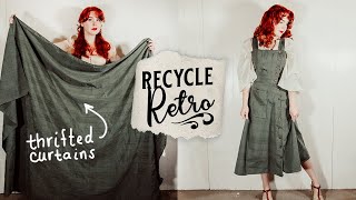 Making Dresses Out of Household Materials  Recycle Retro [upl. by Bordiuk]