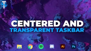 Create a Centered and Transparent Taskbar with TaskbarX On Multiple Displays [upl. by Akeryt]