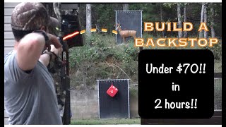 Archery Backstop Build [upl. by Cran]