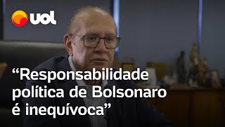 Gilmar Mendes responsabilidade política de Bolsonaro é inequívoca no 801 [upl. by Hannaj]